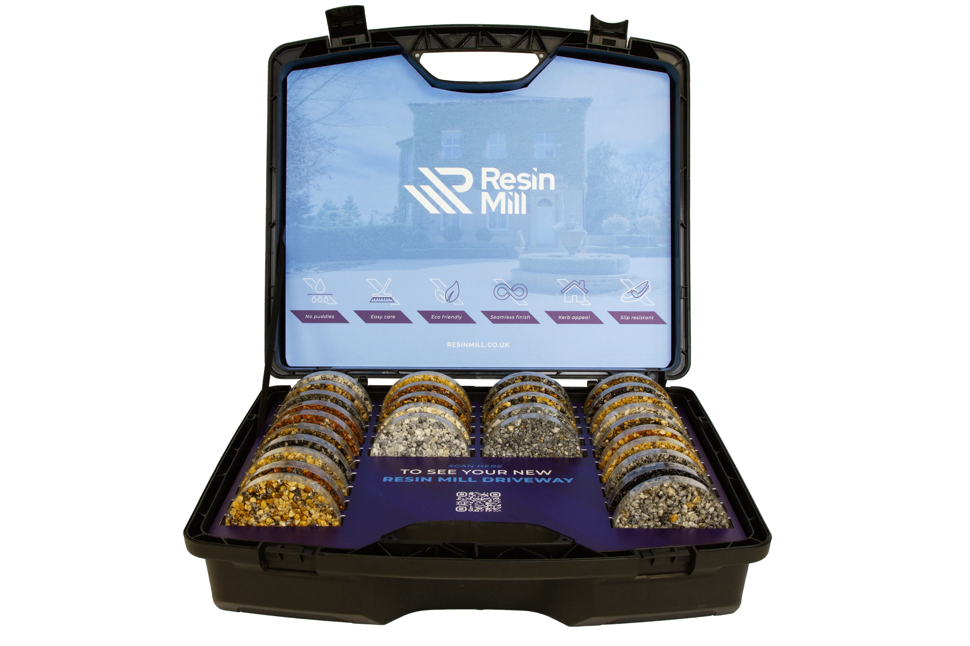 Servietă de prezentare cu mostre Resin Bound